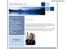 Tablet Screenshot of mulvaneytherapy.com